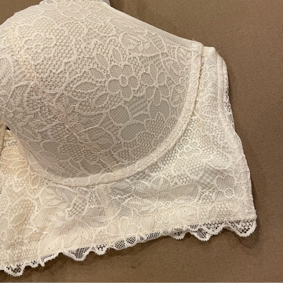 aerie Balconette Ivory Lace Bra Size 38DD - Picture 2 of 8